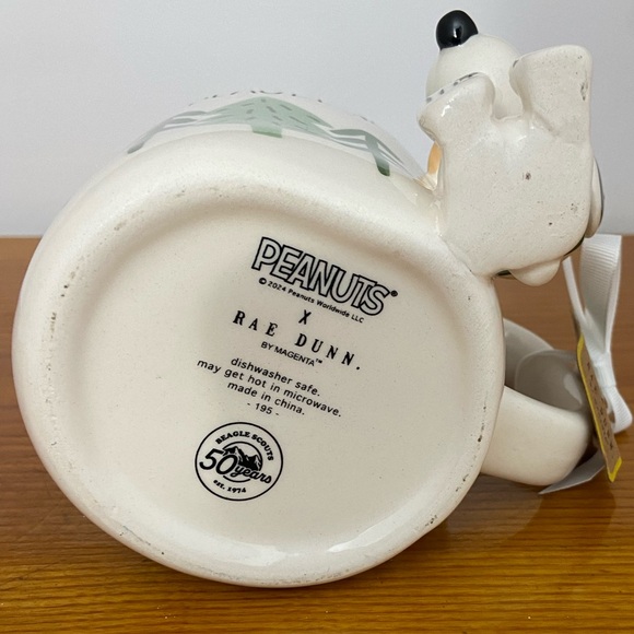 Rae Dunn / Peanuts “BEAGLE SCOUT” mug - Picture 4 of 6